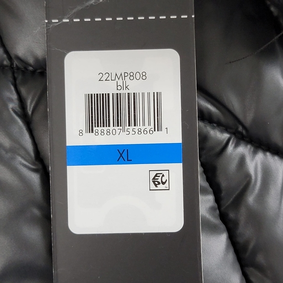 Guess Women’s Quilted Puffer Jacket Black 22LMP808 Size XL New - Picture 5 of 15